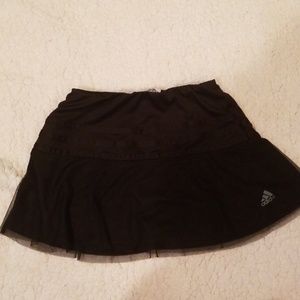 Black Adidas tennis skirt